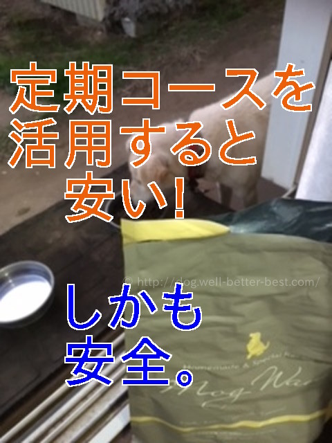 モグワンは定期コースを活用するのが一番安い買い方だ。